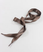 Atacadores de Cetim Grandes Castanho Escuro - Image 4