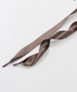 Atacadores de Cetim Grandes Castanho Escuro