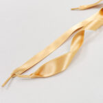 Atacadores de Cetim Grandes Mostarda