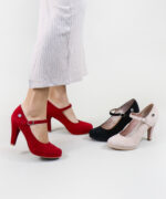 Sapatos de Senhora Ginova em Camurça - Image 39