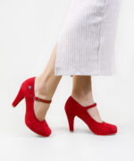 Sapatos de Senhora Ginova em Camurça - Image 11