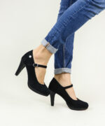 Sapatos de Senhora Ginova em Camurça - Image 53