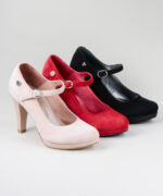 Sapatos de Senhora Ginova em Camurça - Image 3